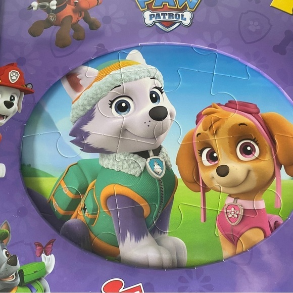 🔵 New Nickelodeon Paw Patrol “My First Puzzle Book” With 5 Puzzles - Picture 4 of 6